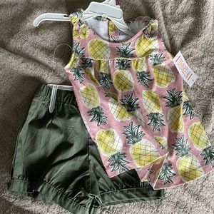 New! Summer pineapple outfit